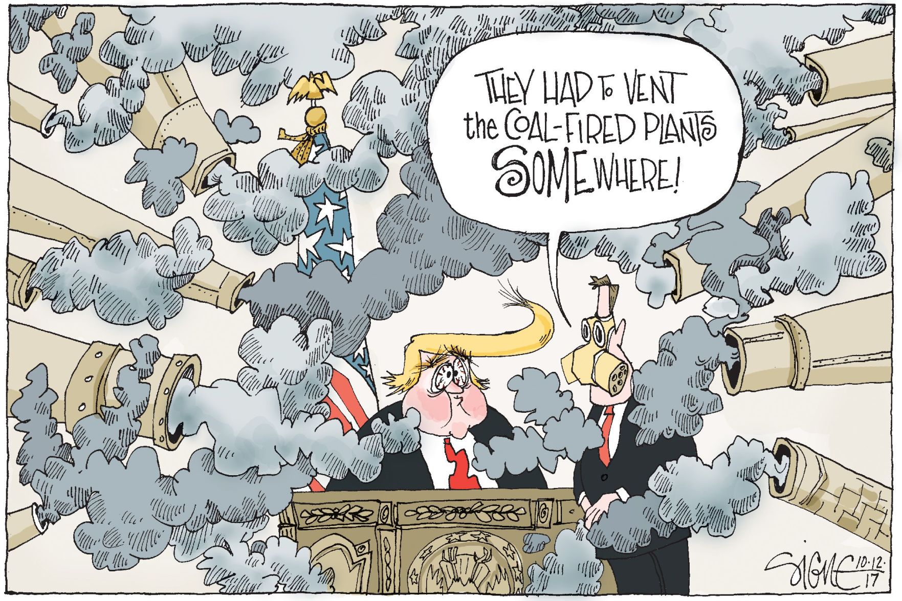 Signe Wilkinson editorial cartoon